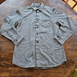 Grayer's Grey Flannel Shirt Sz M